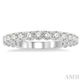 1/2 ctw Lattice Round Cut Diamond Wedding Band in Platinum